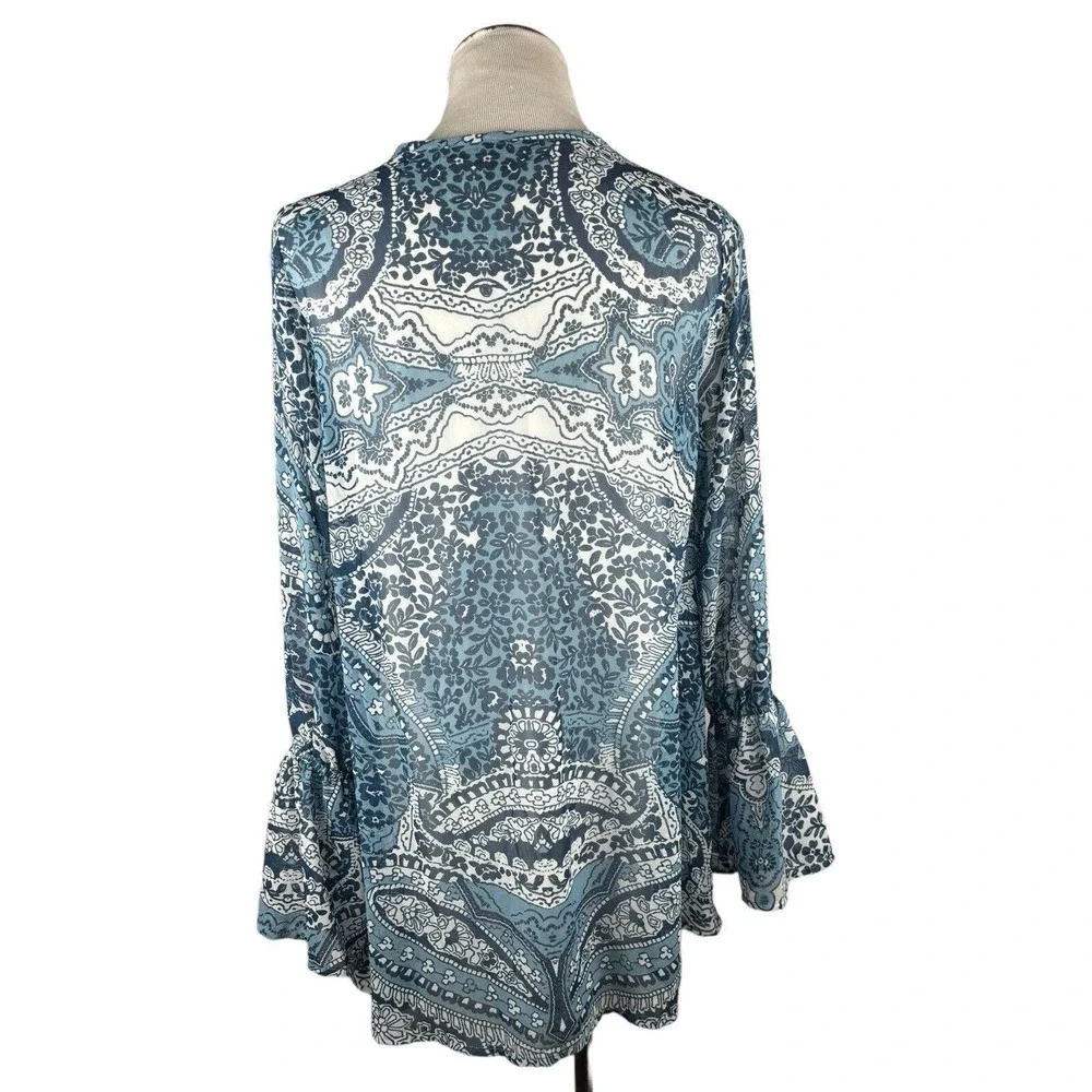 Show Me Your Mumu‎ Boho Spring Flowy Whimsical Top Small - Picture 2 of 5
